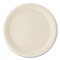 Boardwalk Bagasse PFAS-Free Dinnerware, Plate, 10 in. dia, White, 500PK PL-10BW-NPFA - alternate 9